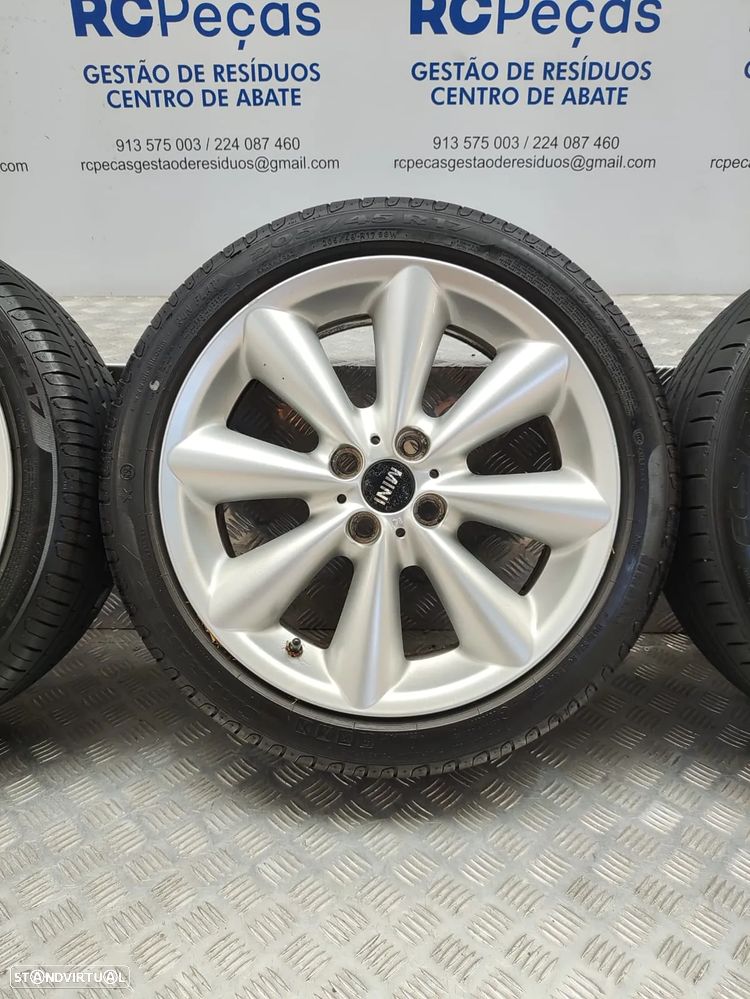 Conjunto jantes 17 R121 Mini Cooper S One D R56 7J ET48 4x100 - 8
