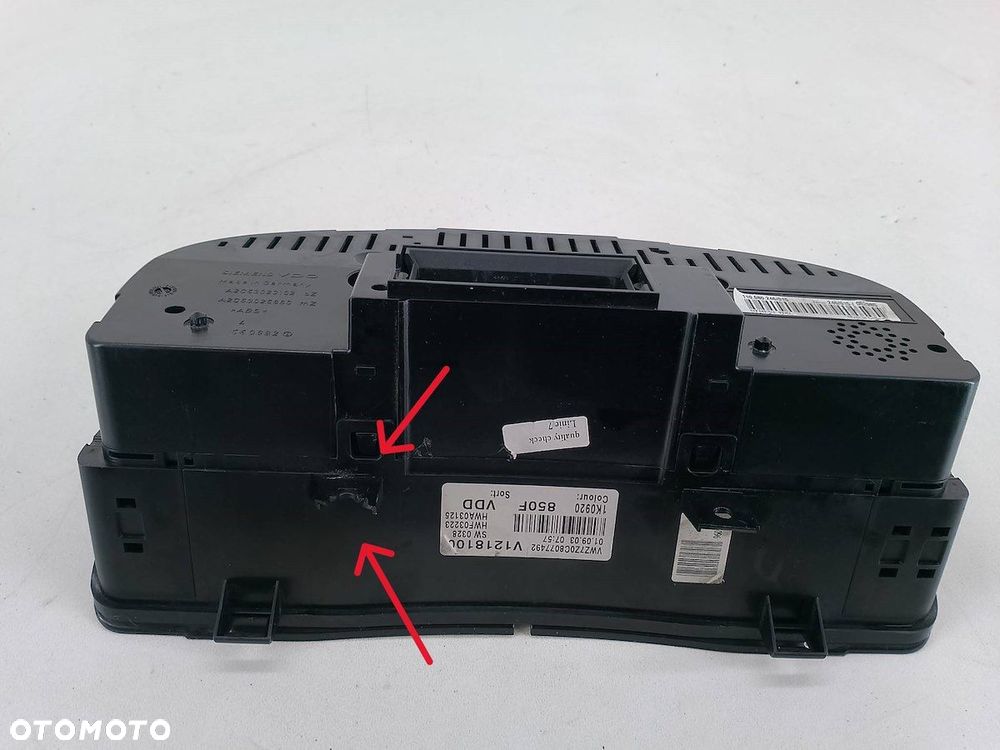 LICZNIK VW GOLF V 1K0920850F 2.0 TDI - 6