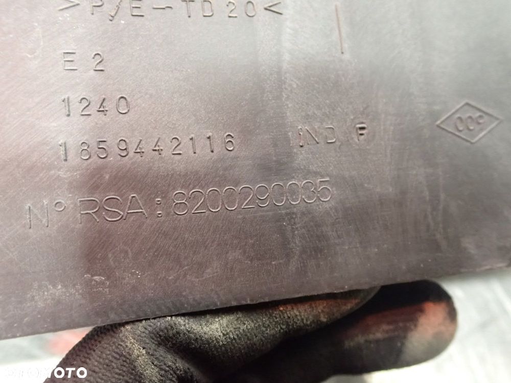 ŚLIZG ZDERZAKA TYŁ ŚRODKOWY RENAULT CLIO III LIFT - 3