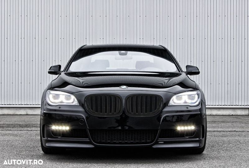 Grile Duble BMW F01 F02 seria7 (2008-2013) NEGRE LUCIOS  CALITATE PREMIUM ⭐️⭐️⭐️⭐️⭐️ - 5