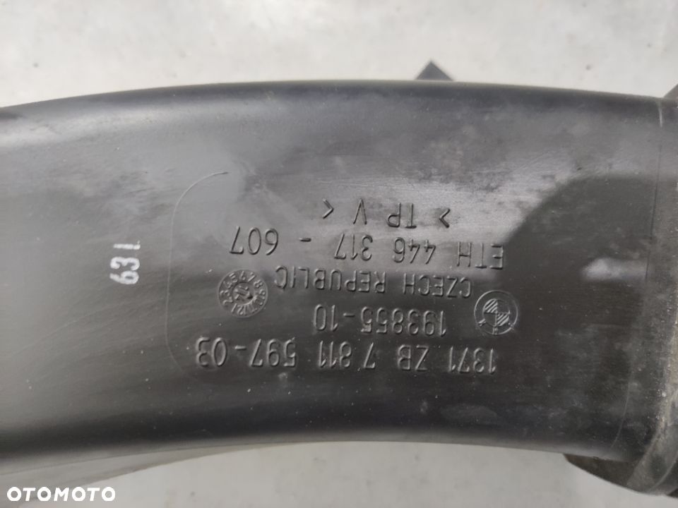 Przewód Rura BMW 5 F01 F07 F10 F11 193855 Dolot powietrza Kierownica - 7