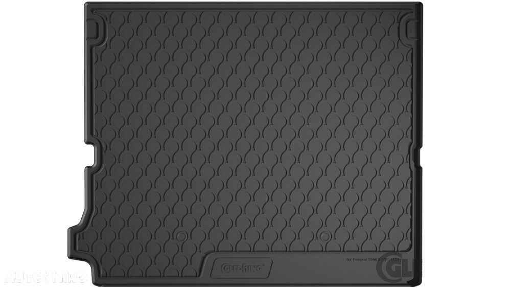 Tavita portbagaj Peugeot 5008 SUV, 2017- prezent, ptr model cu 5 si 7 locuri din cauciuc Rubbasol, marca Gledring - 1