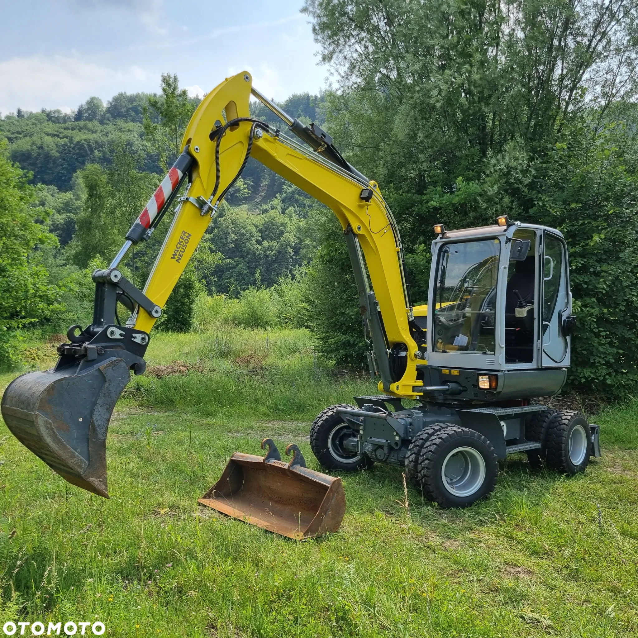 Wacker Neuson 6503-2 wersja7 Koparka kołowa 6,5t Nowe opony tylko 640h jak z Salonu 2015r import Norwegi! - 4
