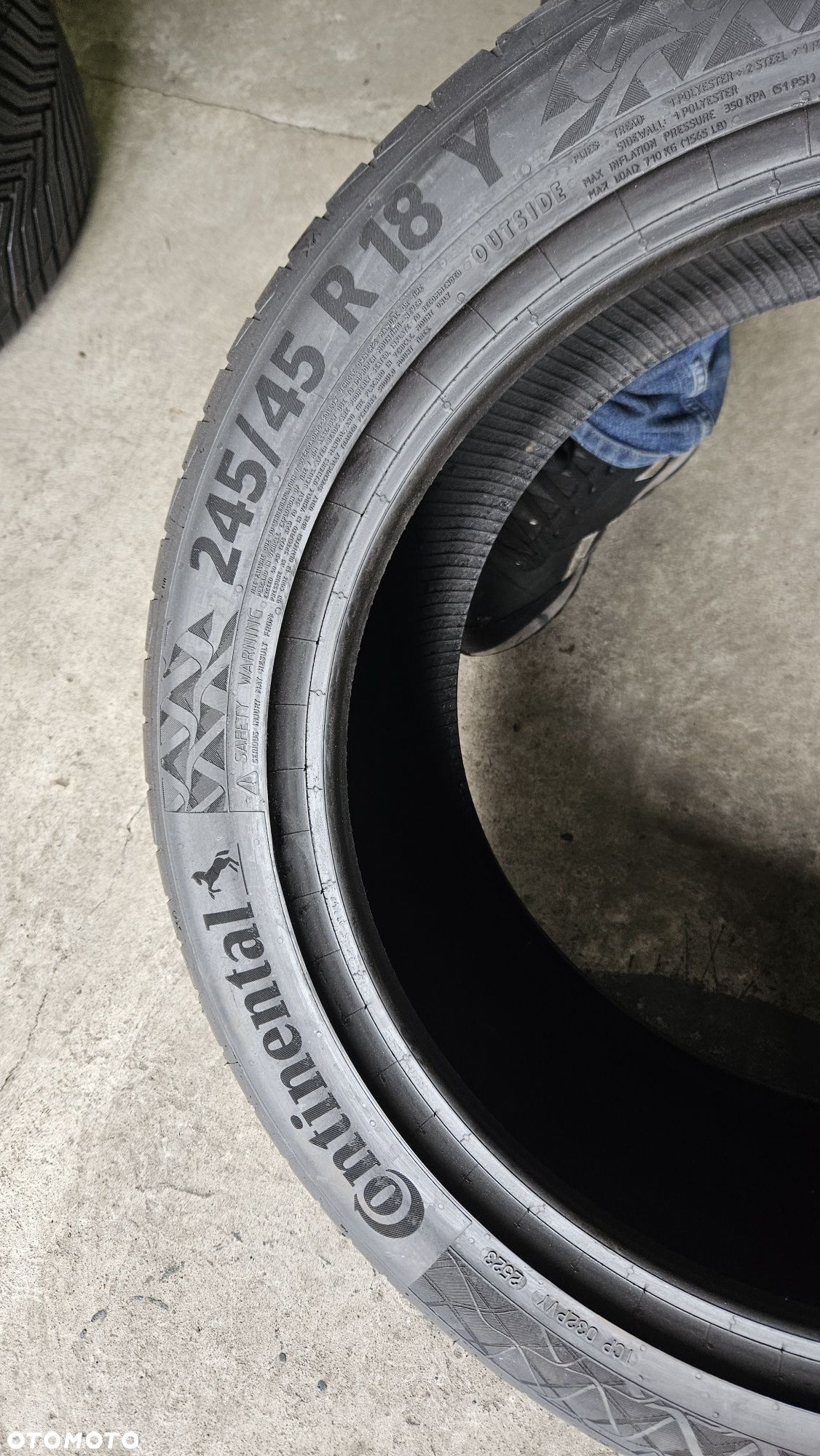 opony używane 245/45R18 Continental Premiumcontact 7 - 7