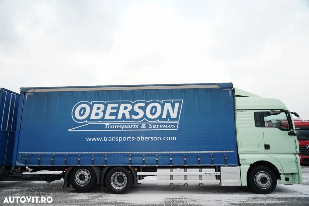 MAN TGX 26.460 / REMORCA TANDEM / 120 M3 / I-PARK COOL / PUNTE RIDICATĂ / PUNTE DIRECȚIE / + REMORCA FRUEHAUF / PUNTE SAF - 17