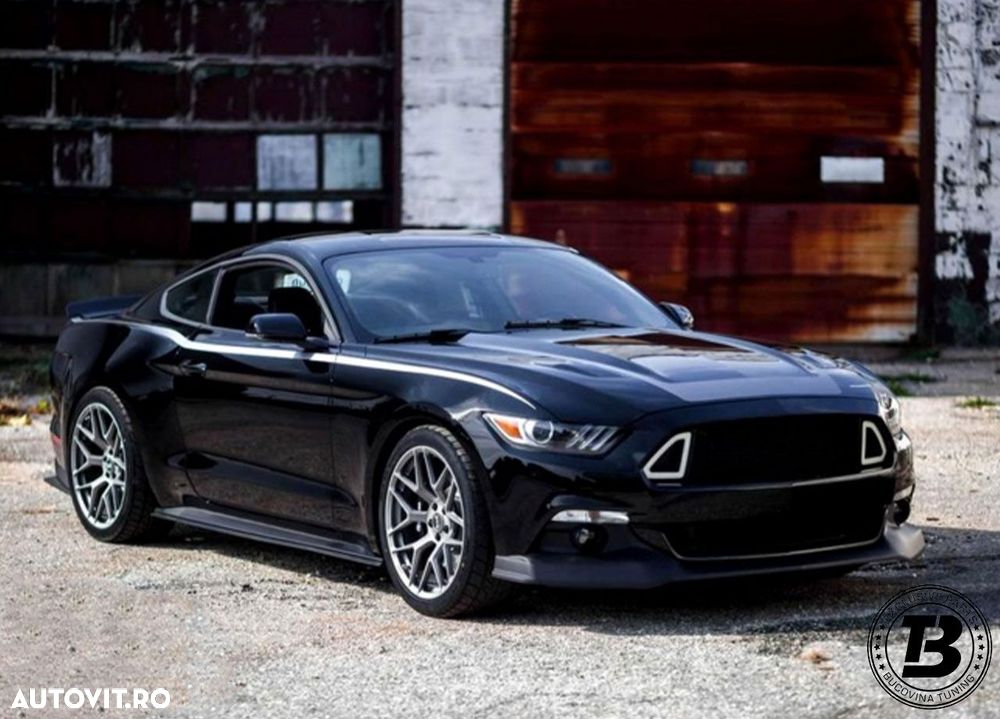 Grila Centrala cu LED compatibila cu Ford Mustang Mk6 VI RTR Design - 8