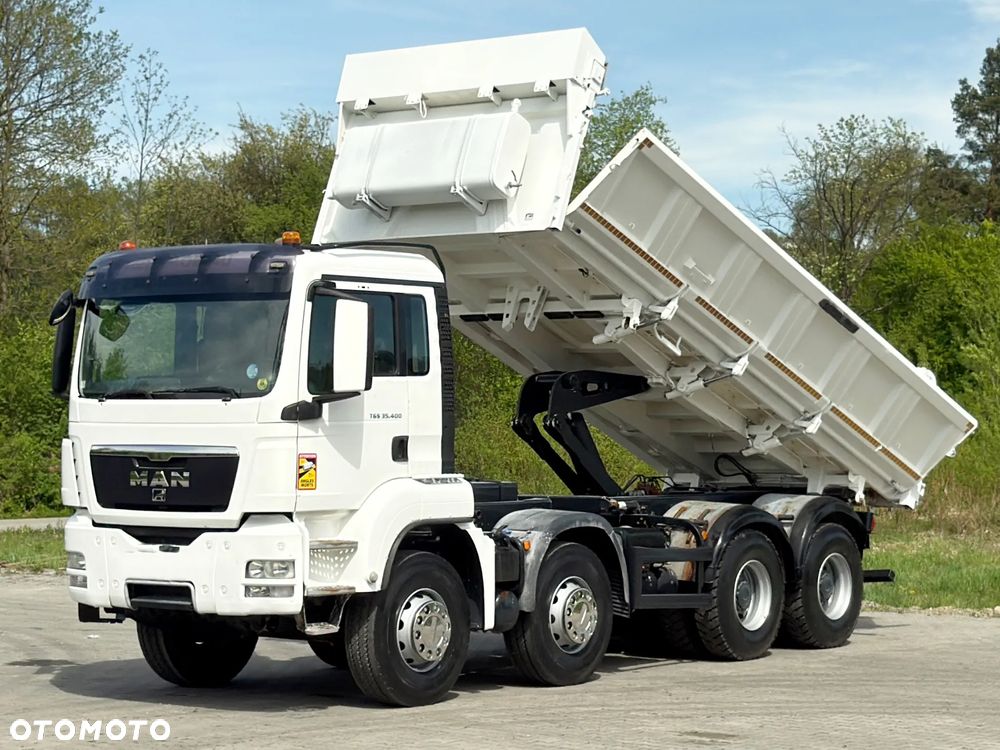 MAN TGS 35.400 * WYWROTKA 6,00 m+ BORDMATIC * 8x4 * STAN BDB - 5