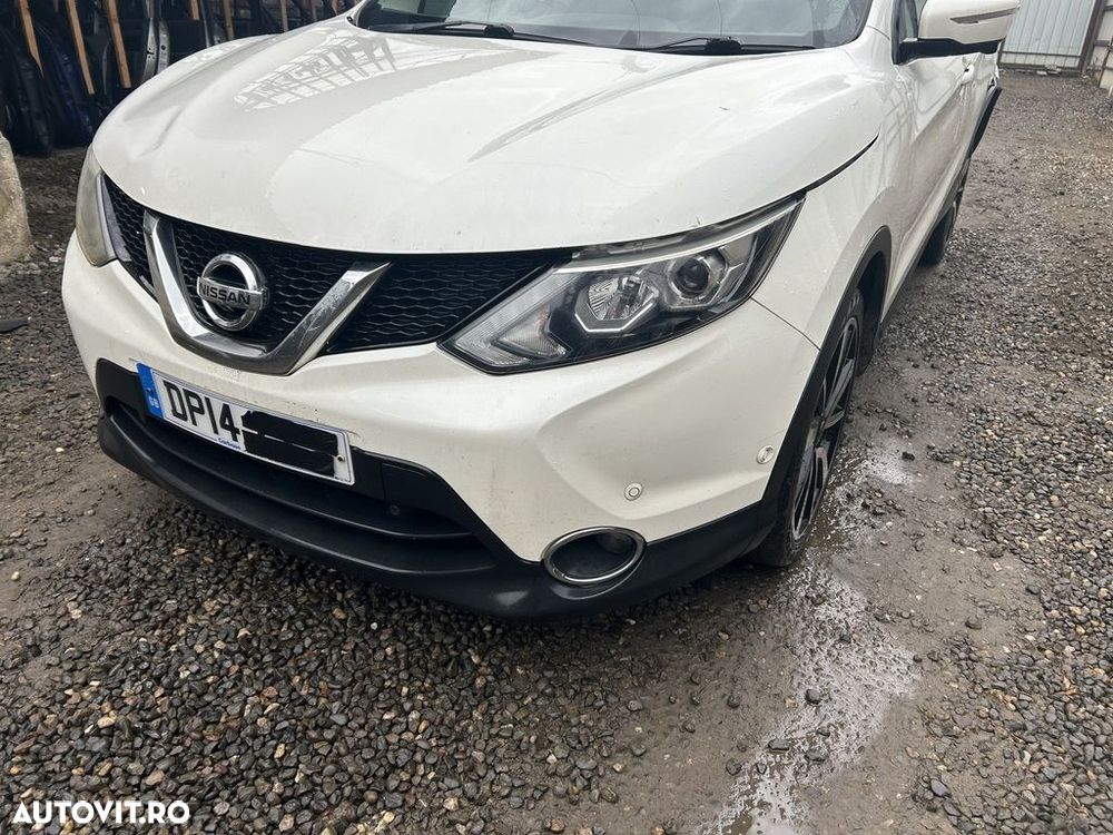 Bara fata Nissan Qashqai J11 2013 - 2017 ALB (1218) model fara spalatoare far - 2