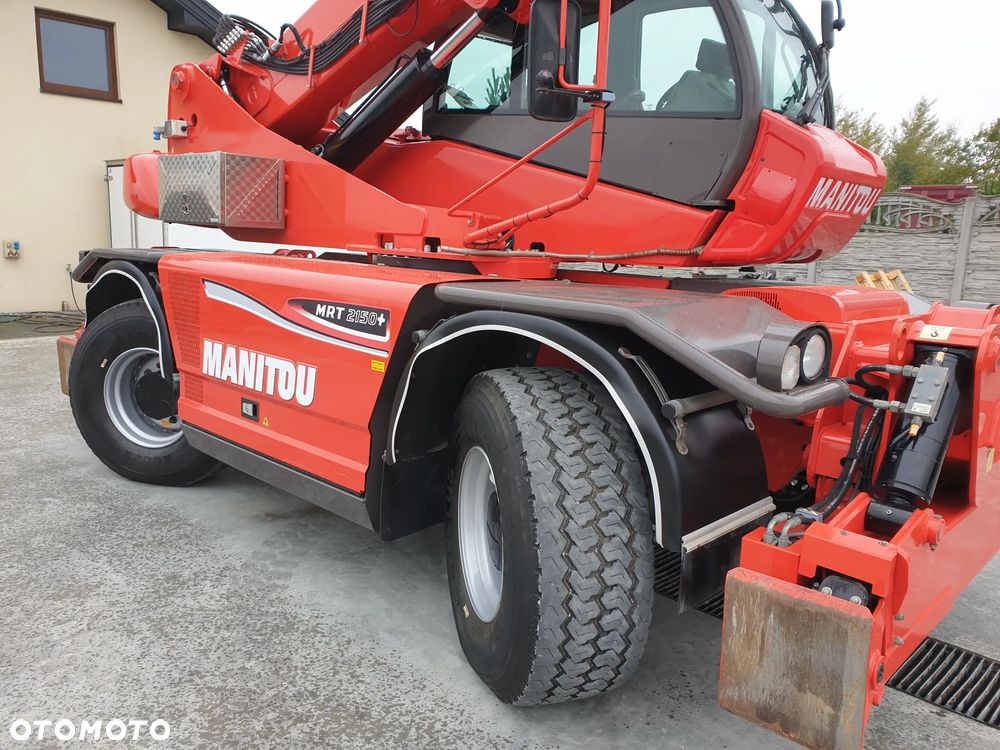 Manitou MRT Roto 2150+Privilege kosz/wciągarka/widły/pilot sprowadzona piękny stan - 30