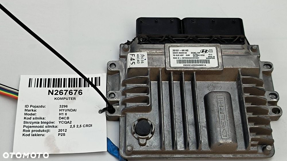 KOMPUTER HYUNDAI H1 II 39101-4A140 - 1