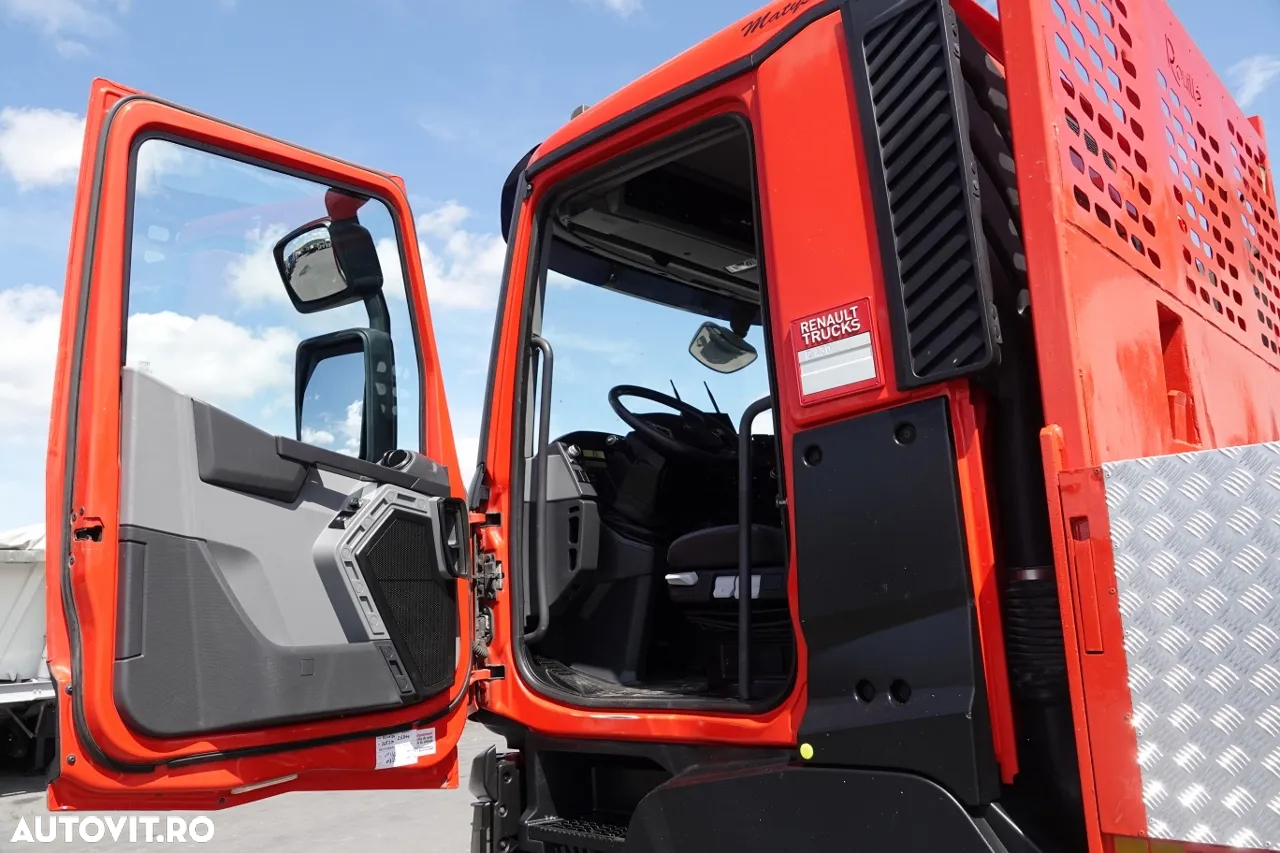 Renault C 430 / 6x4 / 7 M TRANSMISIE + HDS PALFINGER PK 24001-K C / EXTENSIUNE 12.5M / RADIO COMANDĂ / FURCI / ROTATOR / IMPORTAT - 25