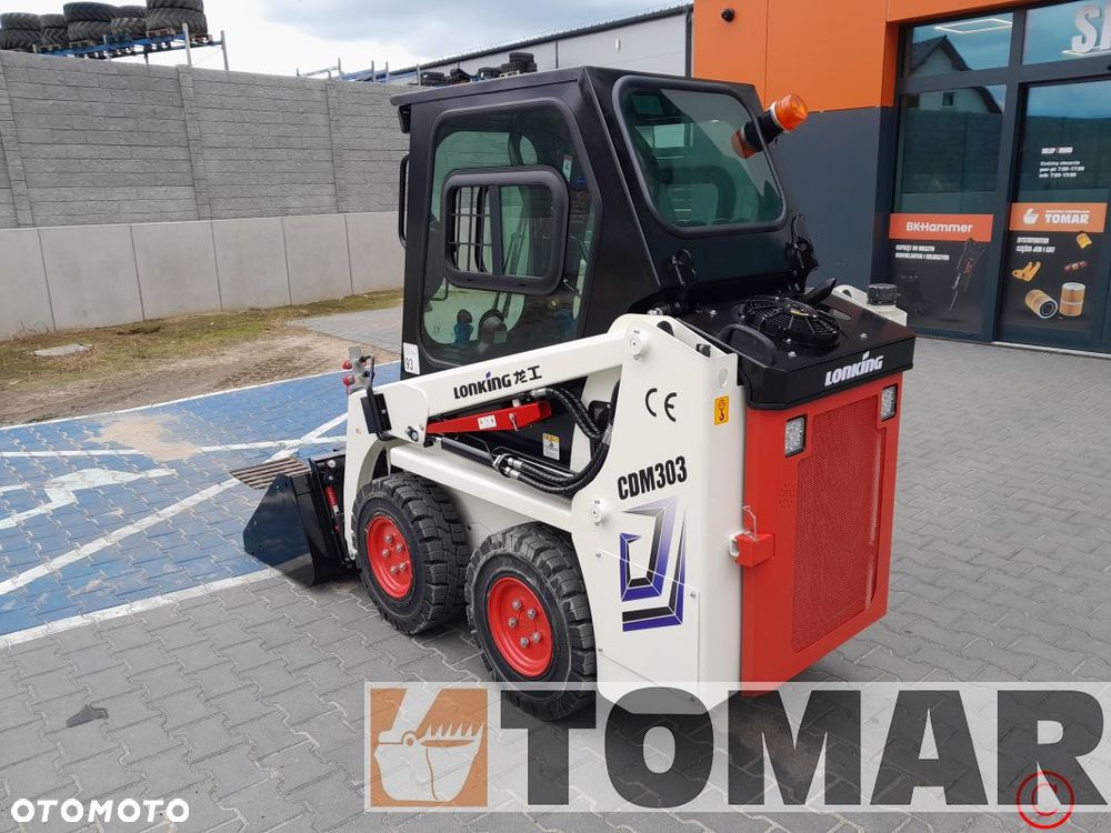 Lonking CDM303 klimatyzacja skid steer - 10