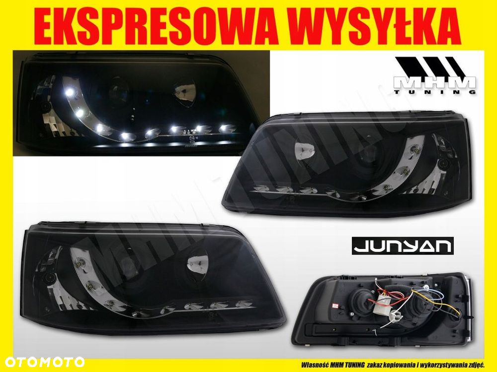 Reflektor Lampy kpl Day line light LED Tuning VW Transporter T5 7h Multivan - 3