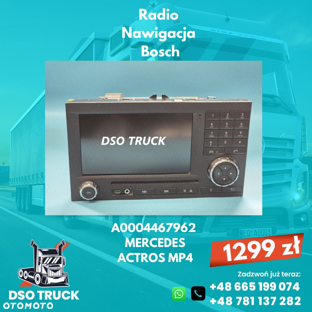 Radio Nawigacja Bosch Mercedes Actros MP4 - 1