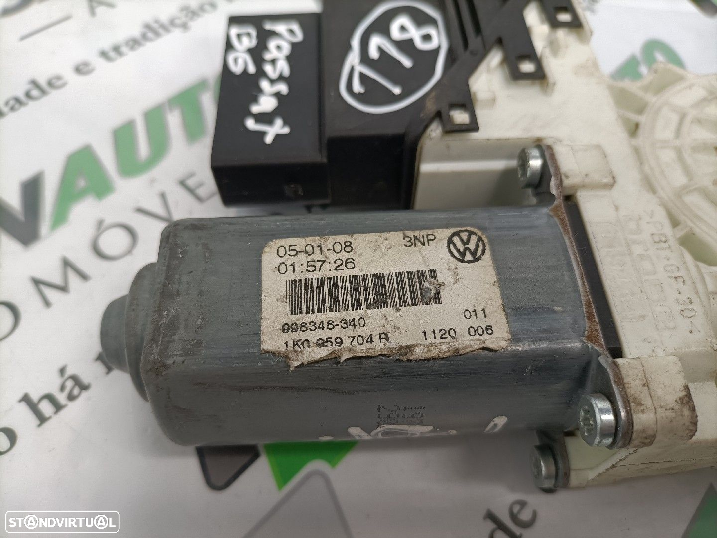 Motor Elevador Trás Direito Volkswagen Passat Variant (3B6) - 3