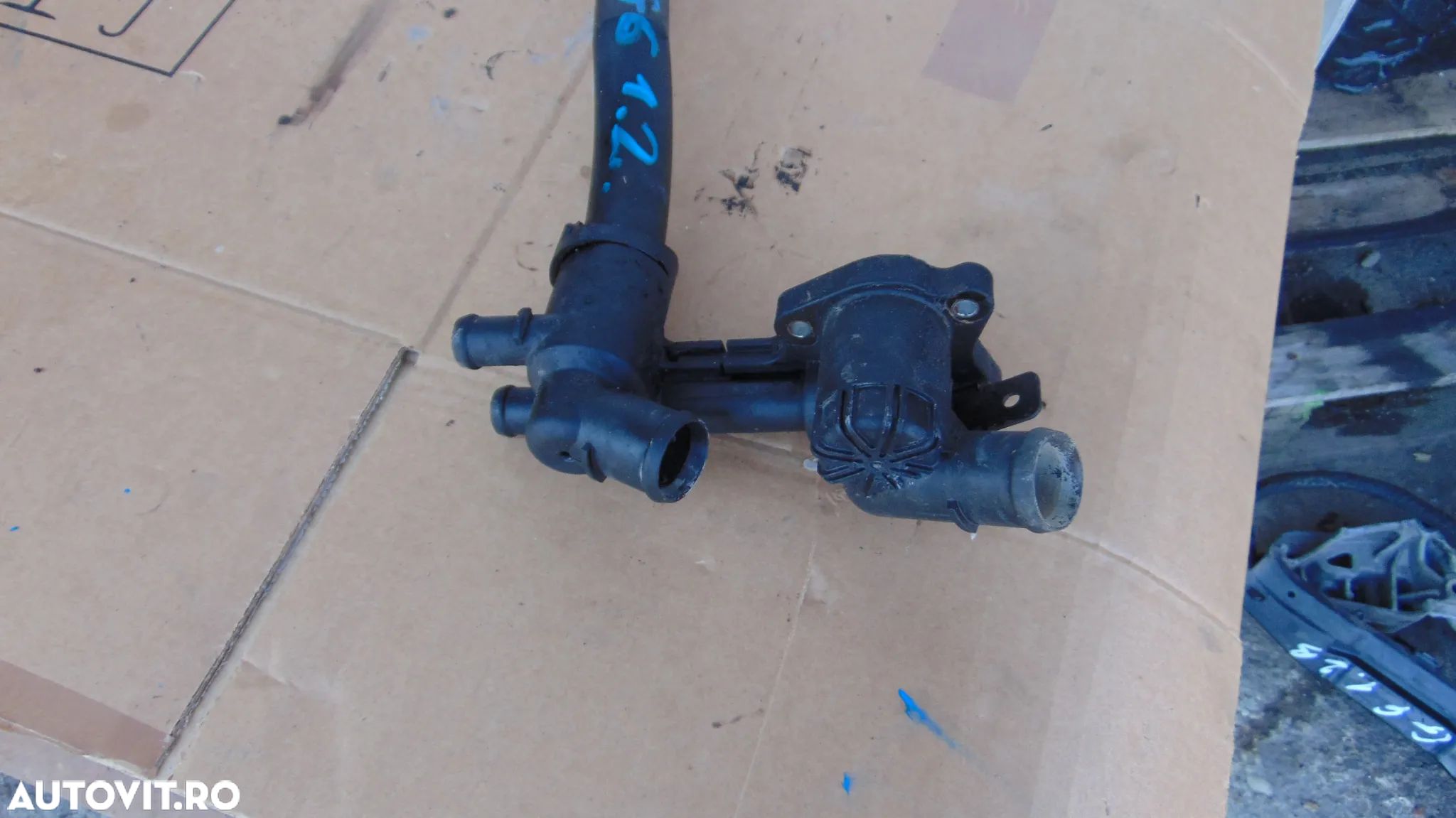 Corp termostat VW Golf 6 motor 1.2 benzina CBZ Touran Passat B7 Polo 6R Skoda rapid fabia Octavia S - 1