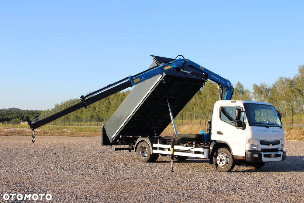 Mitsubishi FUSO Canter 9C18 Nowy 3-stronny Wywrot Kiper Wywrotka Nowy żuraw HDS DN 7.7 S2 Ładowność 4000 kg - 1