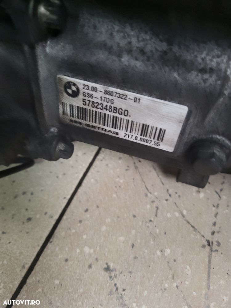 Cutie Viteze Manuala Bmw X1 E84 F20 F21 F30 F31 F34 F36 2.0 Diesel N47 6+1 Trepte Start-Stop Factura Si Garantie - 7