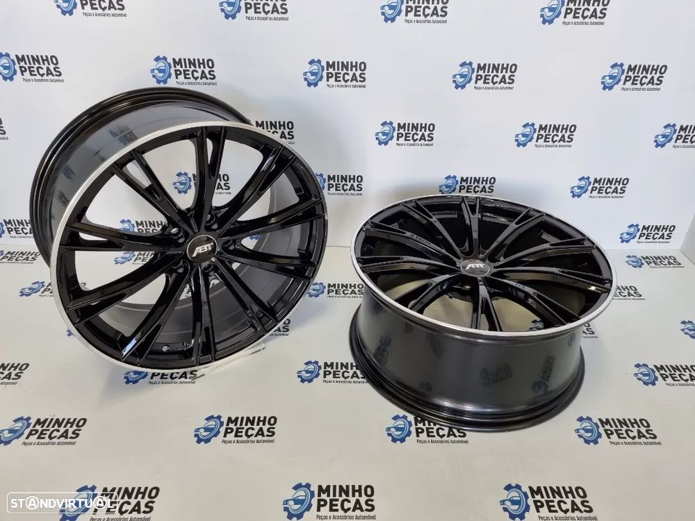 Jantes Look Audi ABT Sport GR em 19 Preto Brilho - 4