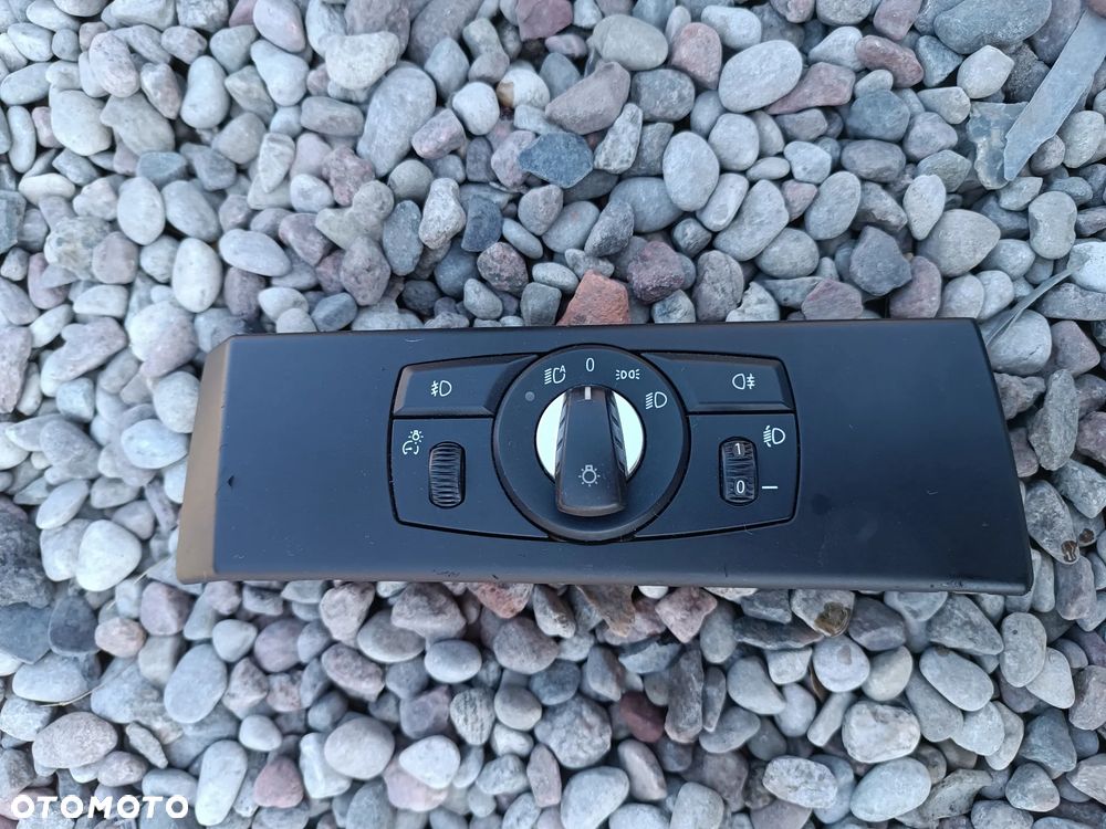 PRZEŁACZNIK WŁĄCZNIK ŚWIATEŁ DEKOR BMW 5 E60 E61 EUROPA 6988566 XENON - 1