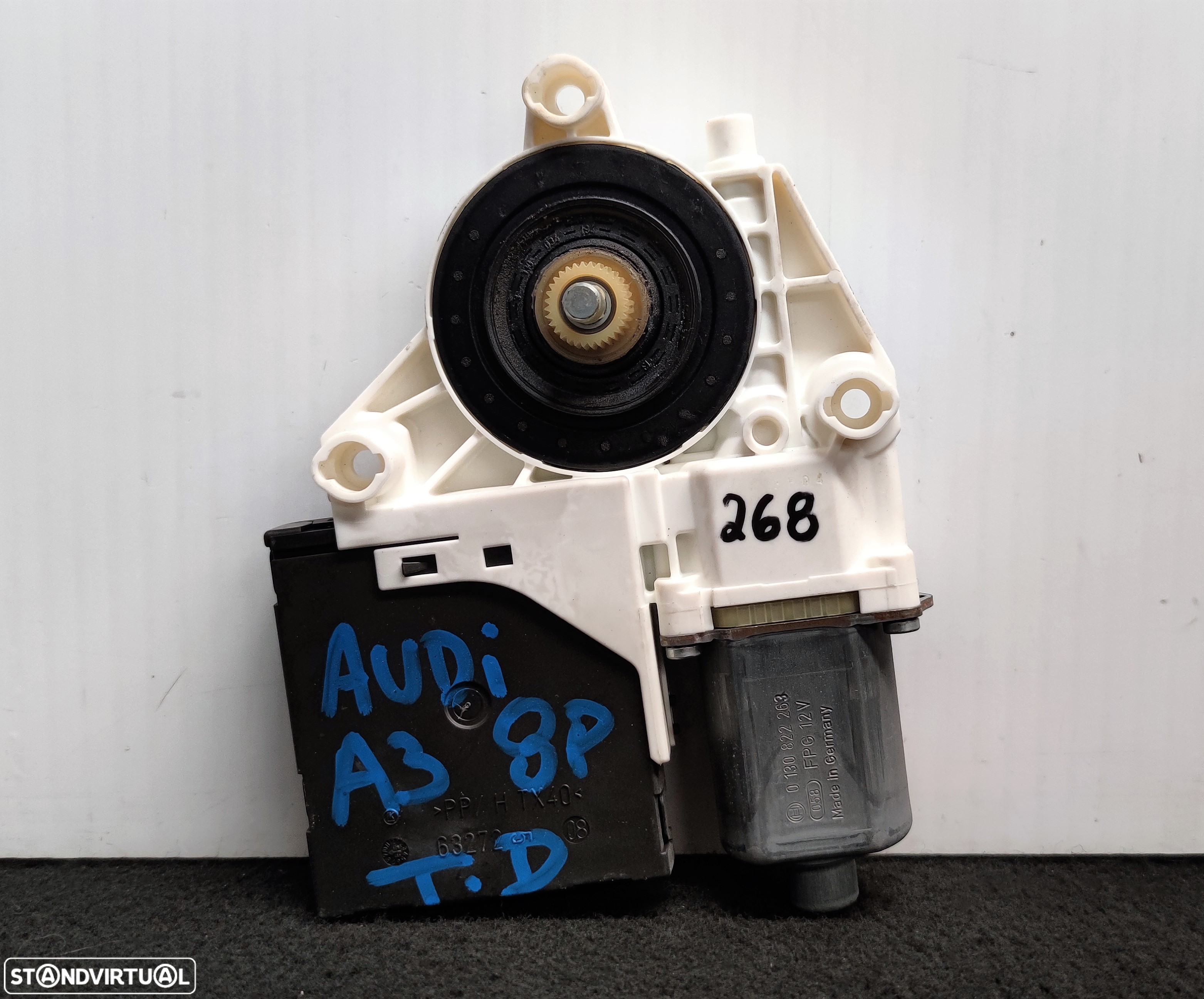 MOTOR ELEVATÓRIO DO VIDRO TRASEIRO DIREITO AUDI A3 - 2