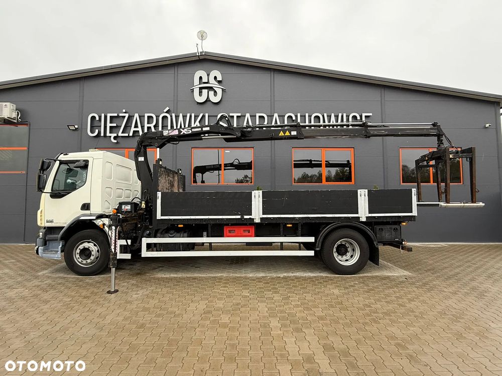 DAF LF CF 55.220 // ANGLIK // skrzynia z żurawiem HIAB 111 B-2 DUO // HDS żuraw dzwig kran Krane - 9