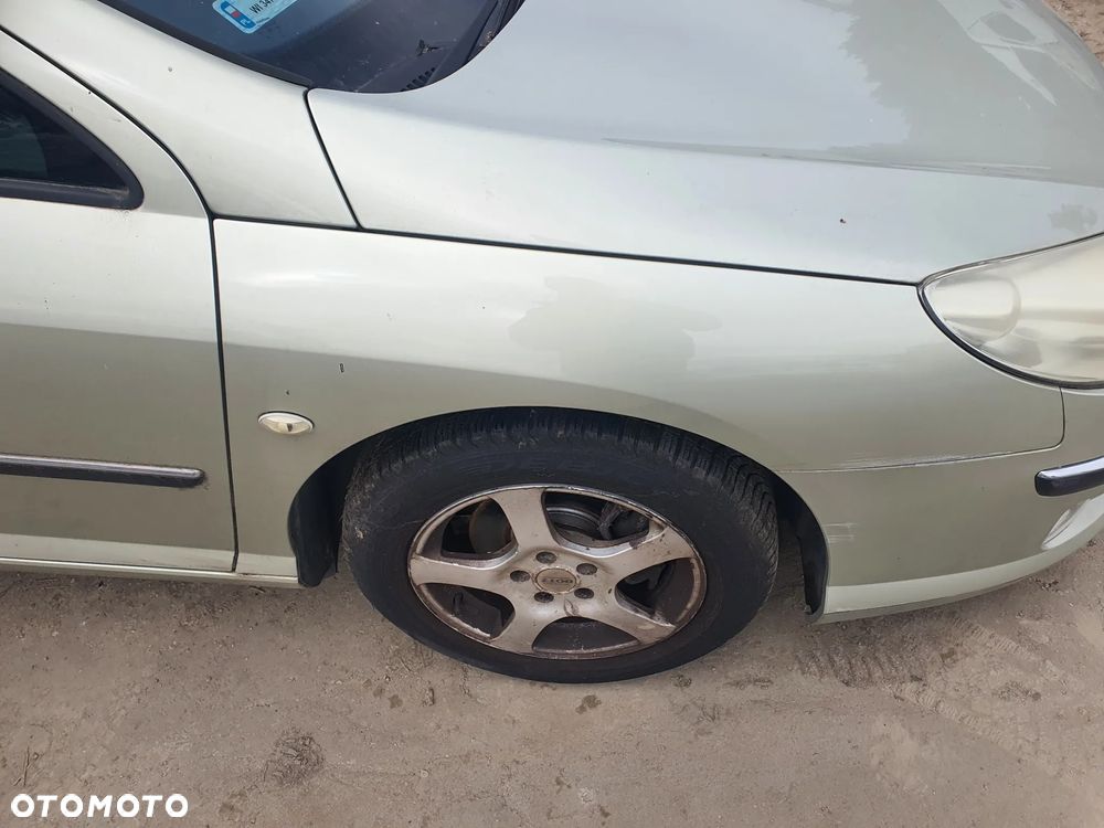 peugeot 407 kcvd maska zderzak lampa grill błotnik drzwi zbiornik paliwa szyba lusterko klamka klapa - 3