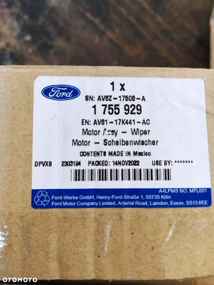 FORD C-MAX II MK2  B-MAX SILNICZEK WYCIERACZKI TYŁ TYLNY NOWY ORYGINAŁ - 11