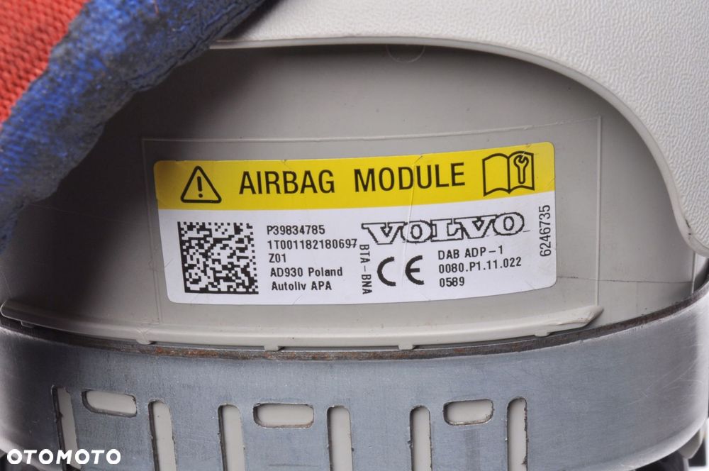 VOLVO XC60 II PODUSZKA POWIETRZNA KIEROWCY AIRBAG  P39834785 - 3