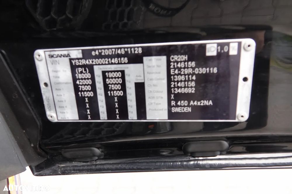 Scania R 450 / RETARDER / SISTEM HIDRAULIC / 2 REZERVORE DE COMBUSTIBIL - 38