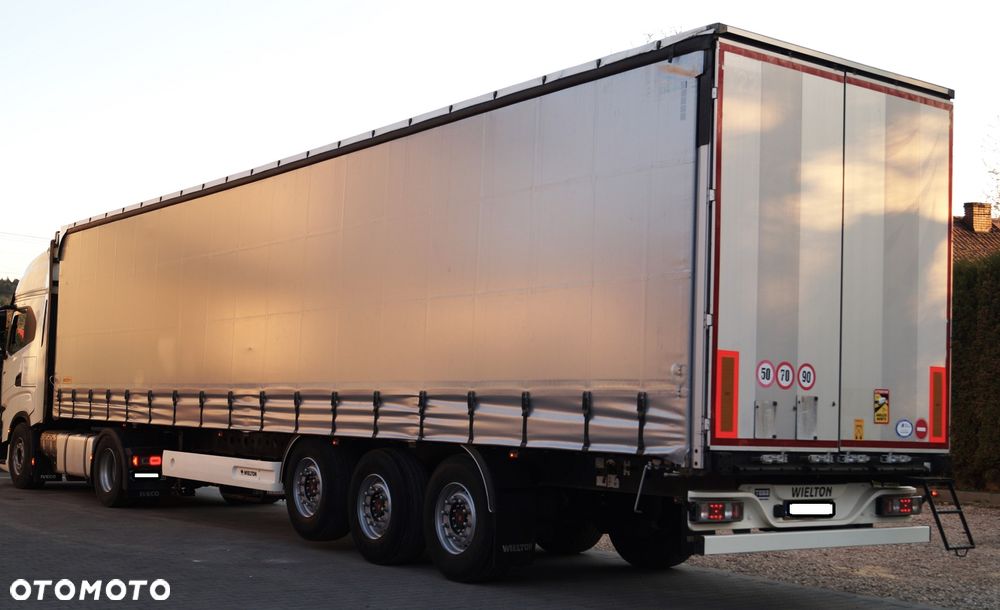 Wielton STANDARD OŚ PODNOSZONA SAF I DACH BARDZO ŁADNA - 1