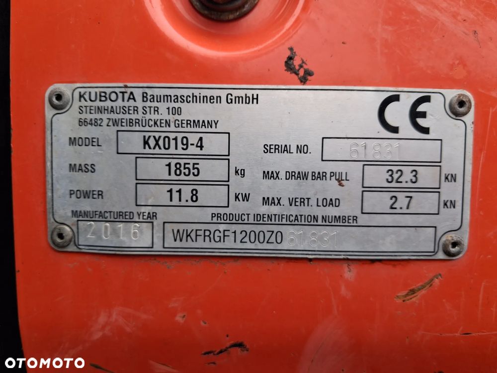 Kubota KX 019-4 - 9