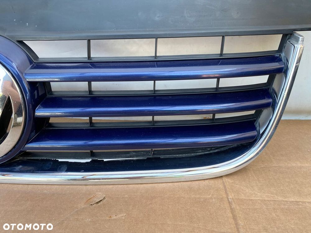 VW T5 CARAVELLE MULTIVAN 04- ATRAPA GRILL ORYGINAŁ METALIK 7H5A807101 - 3