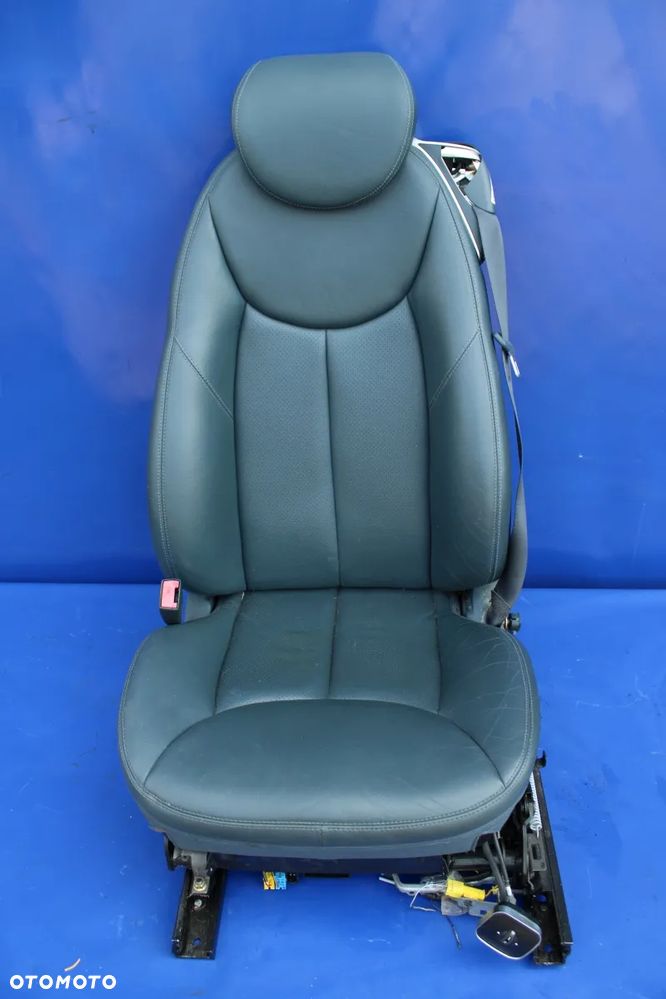 Fotel + pas lewy kierowcy niebieski OE Mercedes SL R230 W230 - 5