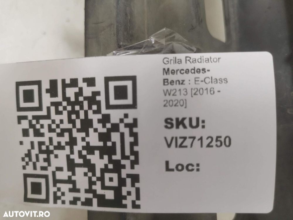 Grila Radiator Mercedes-Benz  E-Class W213 2016 2017 2018 2019 2020 Or - 8