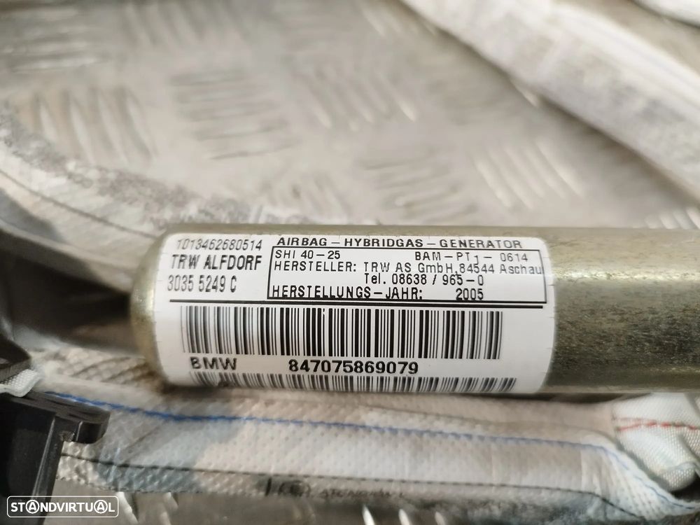 CORTINA CORTINAS AIRBAG AIRBAGS ESQUERDA DIREITA 846956483111 85695648409S 84695648309O 30356330H 30356331E 30356330E 30356331H BMW SÉRIE 1 E87 - 3