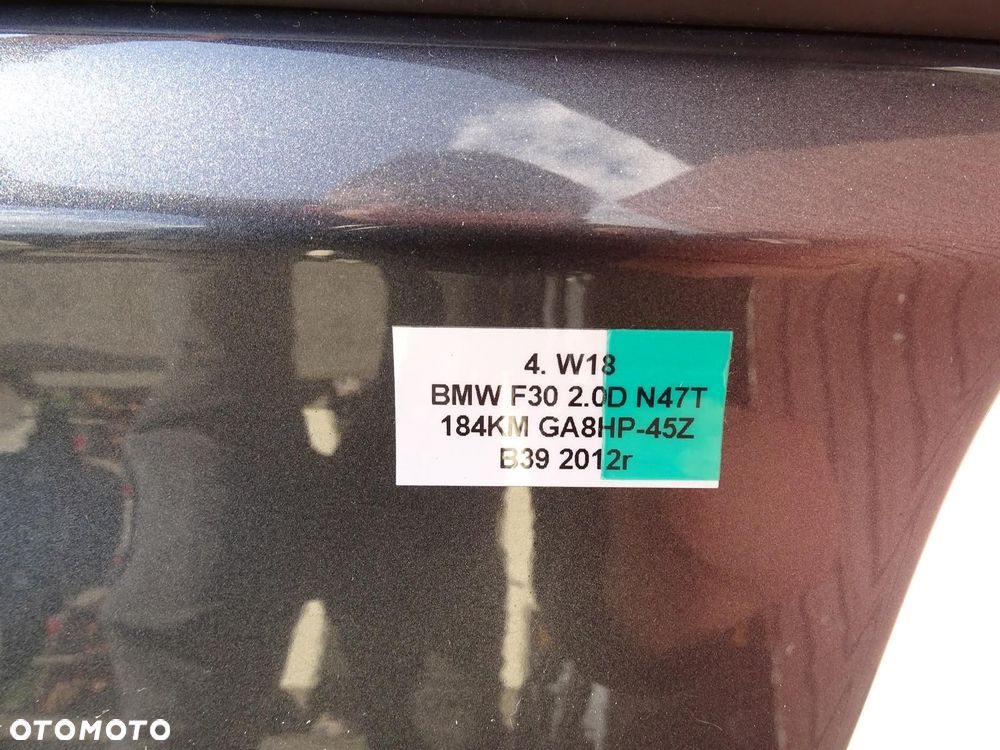 DRZWI LEWY PRZÓD LEWE PRZEDNIE MINERALGRAU B39 BMW F30 F31 3 11-18r - 15