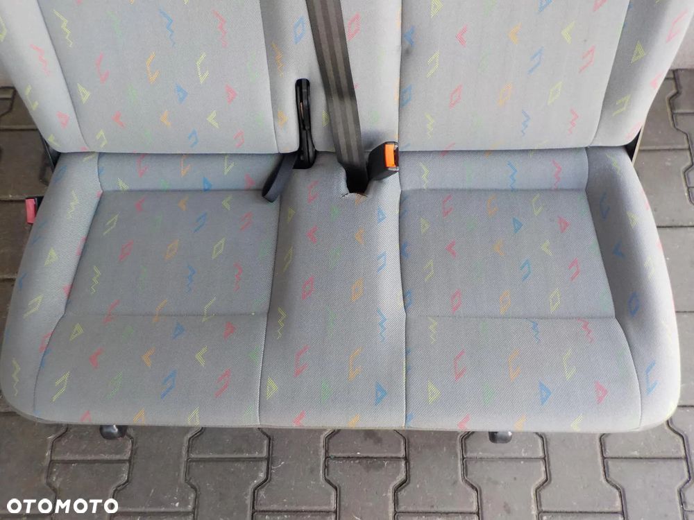 VW T5 T6 FOTEL PODWÓJNY KANAPA DWÓJKA ŁAWKA TYŁ TYLNA - 4