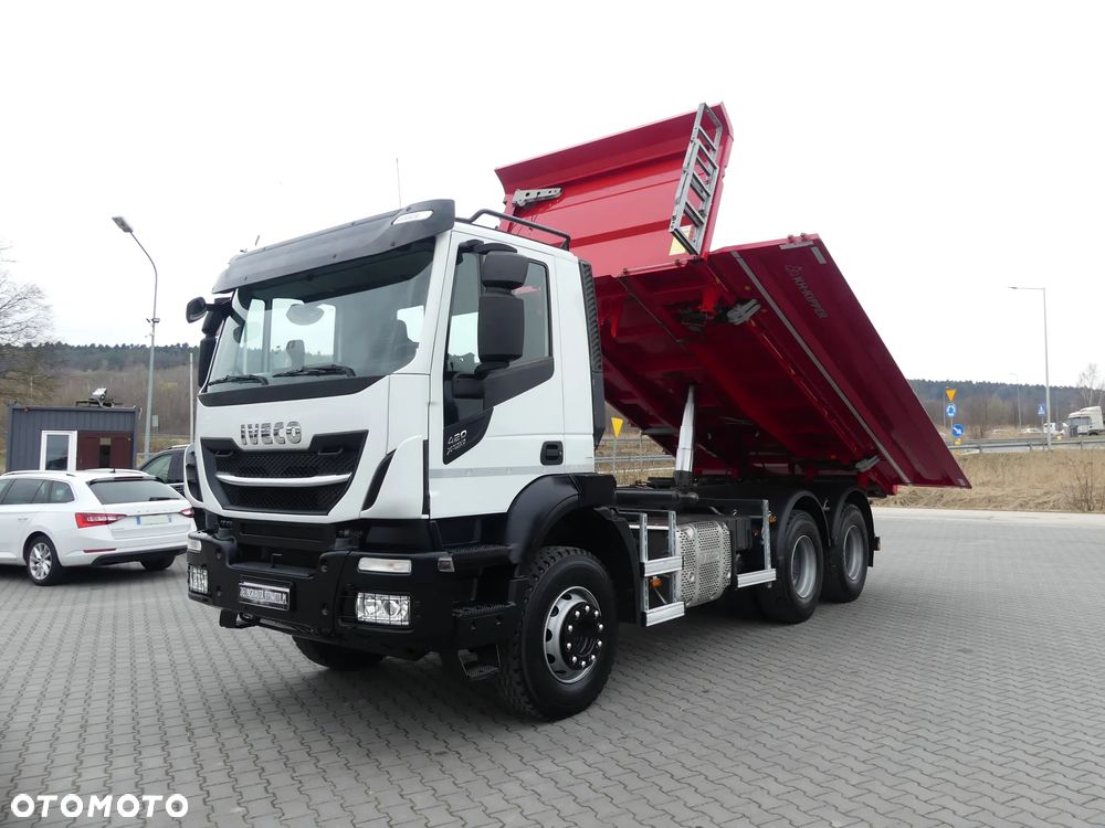Iveco TRAKKER / X-WAY 420 / 6x4 / KH-KIPPER 3 STR / HYDROBURTA / WYWROTKA / - 1