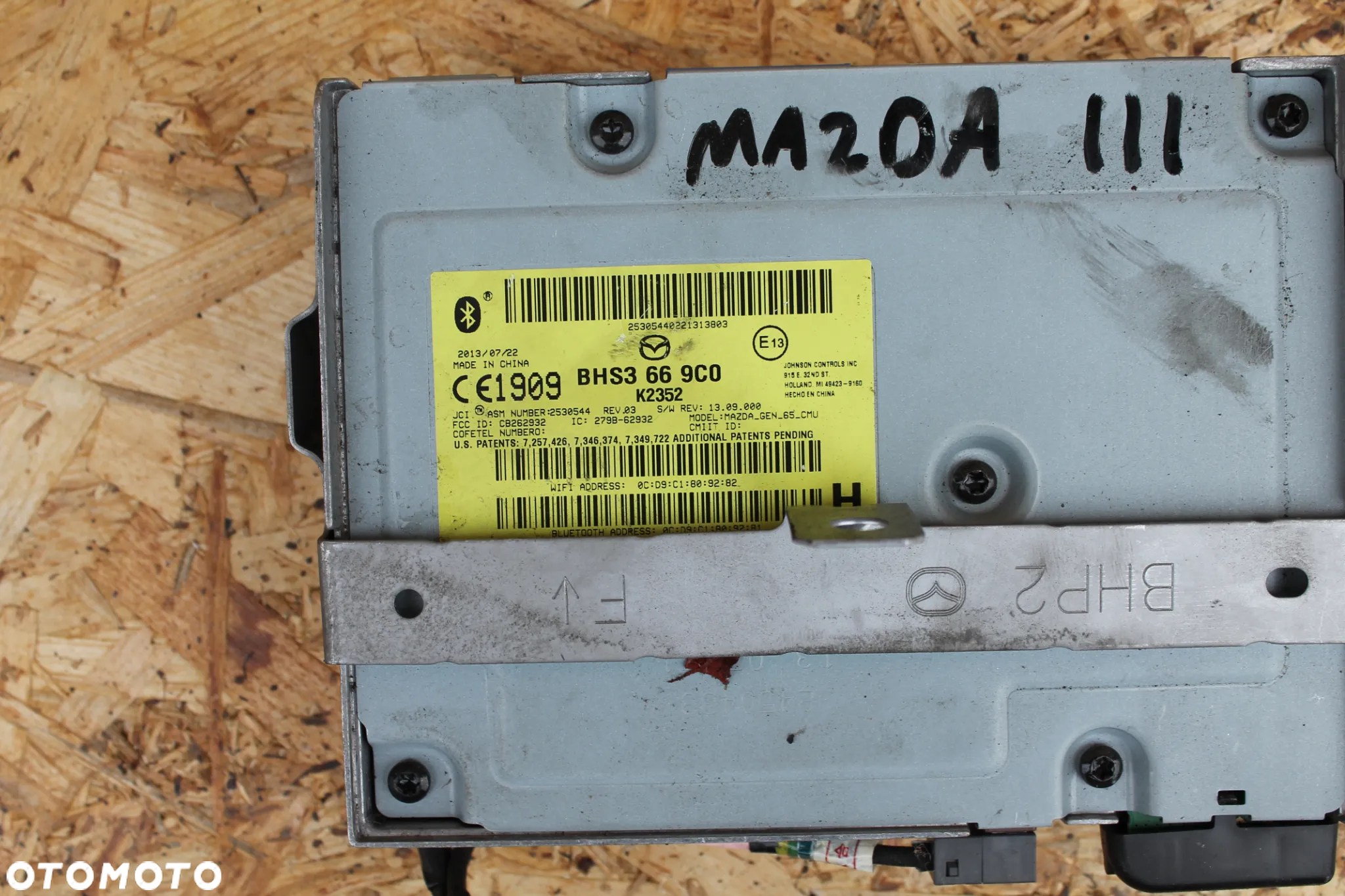 Mazda 3 BM 2013+ sterownik moduł nawigacji GPS radia BHS3669C0F - 4