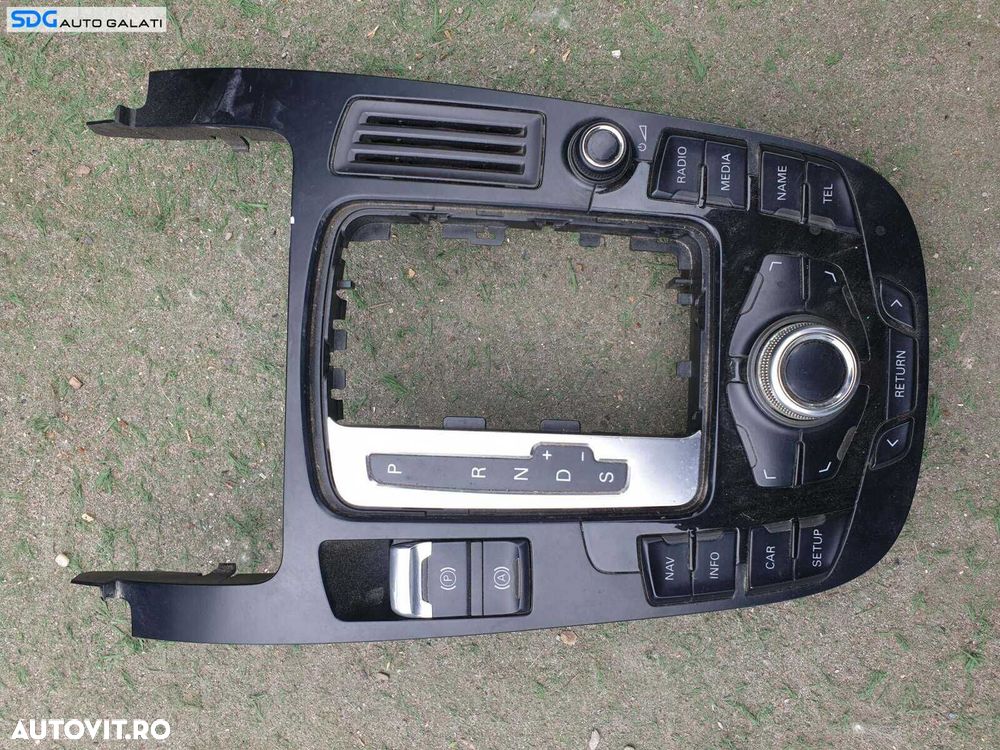 Panou Buton Butoane Joystick Comanda Control Radio CD Player Navigatie MMI Volum Audi A4 B8 2008 - 2015 Cod 8T0919609 [Q2820] - 1