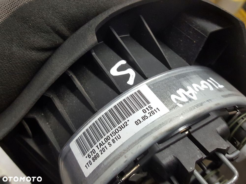 VW TIGUAN I 5N LIFT 11-15r PODUSZKA AIRBAG KIEROWCY 1T0880201S - 6