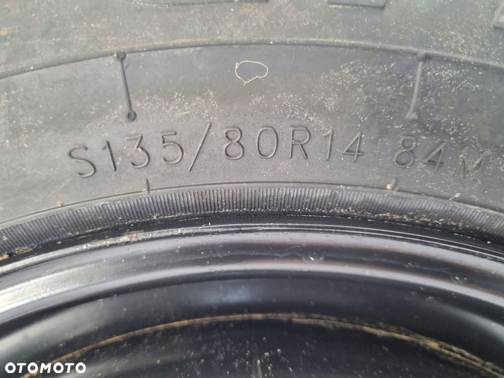 KOŁO DOJAZDOWE Fiat Panda Lancia Ford Ka 135/80 R14 4x98 dojazdówka MWLD222 - 9
