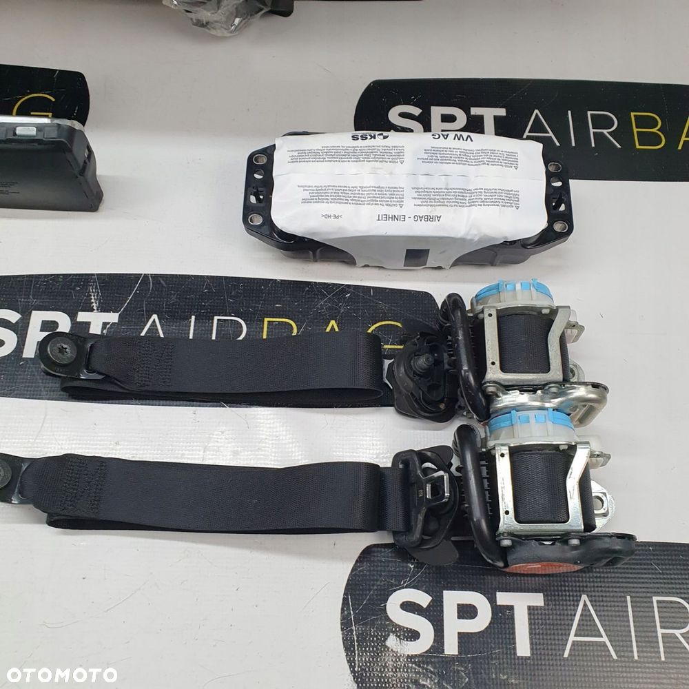 SKODA KAROQ DESKA ROZDZIELCZA KONSOLA KOKPIT PULPIT PODUSZKI AIRBAG AIR BAG PASY KIT SET - 8