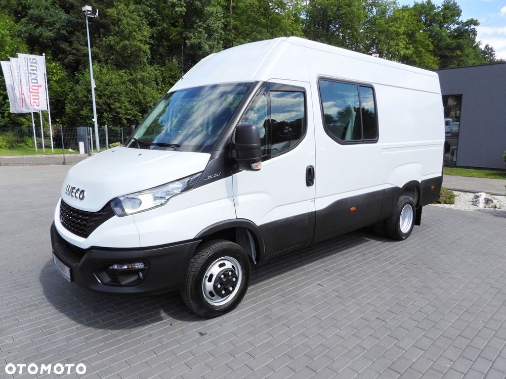 Iveco DAILY 35C16 FURGON BRYGADÓWKA 6 MIEJSC TEMPOMAT BLIŹNIACZE KOŁA KLIMATYZACJA  160KM - 7