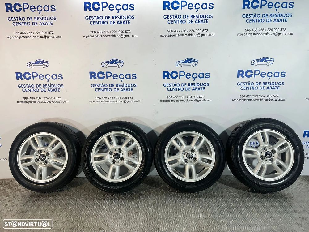.Conjunto Jantes 15 Originais Mini Cooper One S D JCW 6791930 5.5J ET45 4x100 - 1