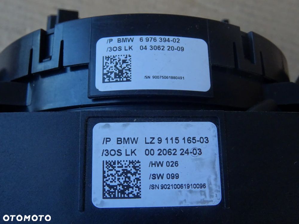 BMW E61 E60 TAŚMA PODUSZKI CZUJNIK SKRĘTU PAJĄK MANETKI PRZEŁĄCZNIKI - 6