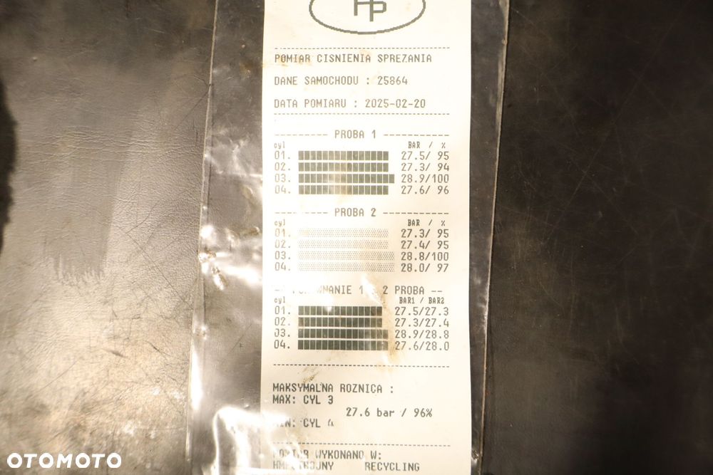 SILNIK  VOLVO V40 II LIFT 2.0D2 120KM D4204T8 TESTOWANY - 2