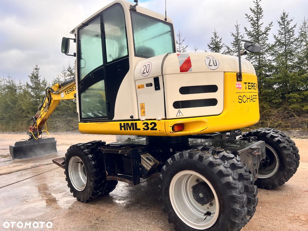 Terex TEREX HML 32 TW 85 3x ramię łamane SCHAEFF 9ton 2 łyżki DEUTZ Dodatkowa hydraulika ZWINNA SILNA koparka DZIELONE stopy Atlas Volvo 2005r 4300mth po serwisie