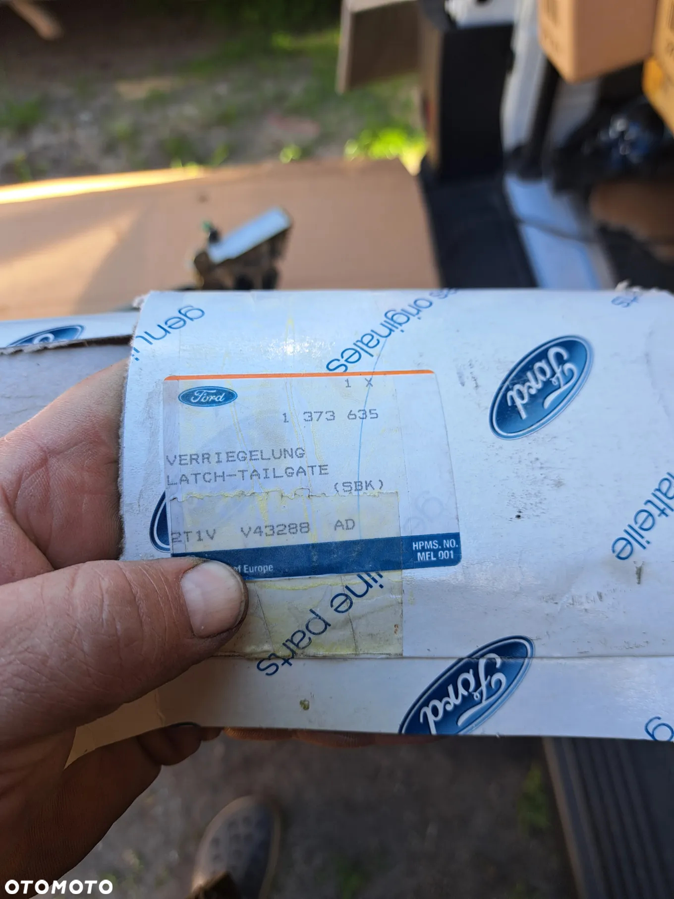 Zamek klapy drzwi tył tylnej Ford Transit Connect I 1373635 2T1V-V43288-AD - 9